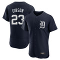 BIPIHUC D.Tigers #23 Kirk Gibson Player Navy Limited Elite Home Stitched Jerseys