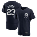 BIPIHUC D.Tigers #23 Kirk Gibson Player Navy Limited Elite Home Stitched Jerseys