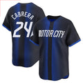 BIPIHUC D.Tigers #24 Miguel Cabrera Player Navy City Connect Home Limited Stitched Jerseys