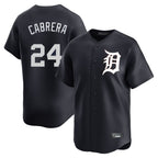 BIPIHUC D.Tigers #24 Miguel Cabrera Player Navy Home Limited Game Stitched Jerseys