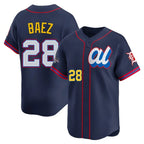 BIPIHUC D.Tigers #28 Javier B¡§¡éez Player Navy Limited American League All-Star Edition Stitched Jerseys