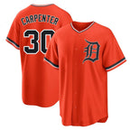 BIPIHUC D.Tigers #30 Kerry Carpenter Player Orange Home Game Stitched Jerseys
