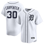 BIPIHUC D.Tigers #30 Kerry Carpenter Player White Home Limited Stitched Jerseys