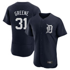 BIPIHUC D.Tigers #31 Riley Greene Player Navy Limited Elite Home Stitched Jerseys