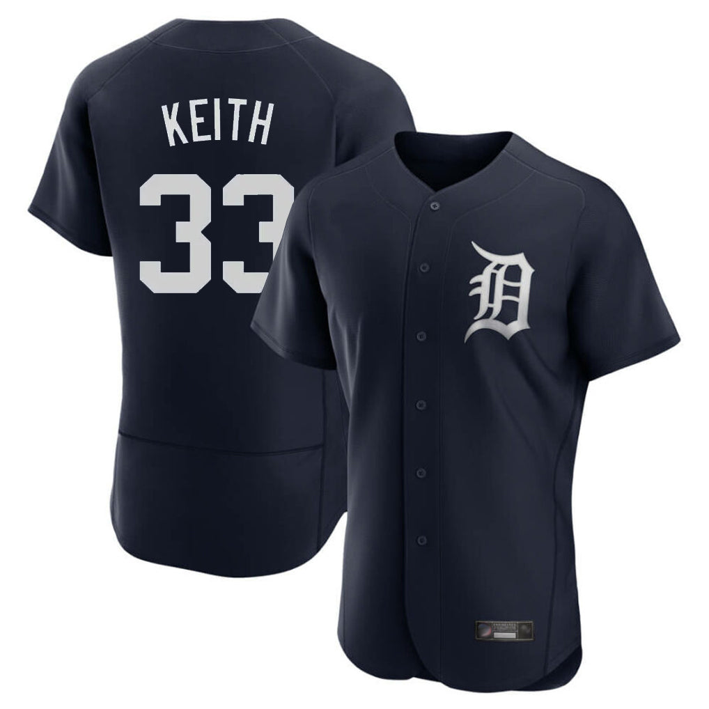 BIPIHUC D.Tigers #33 Colt Keith Player Navy Limited Elite Home Stitched Jerseys