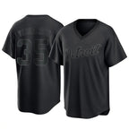 BIPIHUC D.Tigers #35 Justin Verlander Player Black T-shirt Home Game Stitched Jerseys