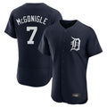 BIPIHUC D.Tigers #7 Kevin McGonigle Player Navy Limited Elite Home Stitched Jerseys