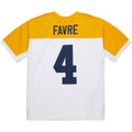 BIPIHUC GB.Packers #4 Brett Favre Mitchell & Ness White 1994 Legacy Replica Stitched Puhic Jersey