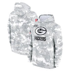 BIPIHUC GB.Packers Arctic Camo Salute to Service Hoodies Limited Game Blank Player Stitched Jerseys