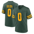 BIPIHUC GB.Packers #0 Matthew Golden Player Green Alternate Home Game Stitched Jerseys