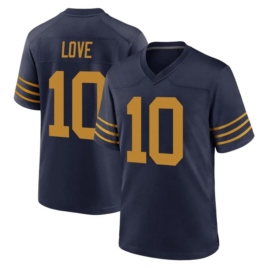 BIPIHUC GB.Packers #10 Jordan Love Player Navy The 1923 Classic Home Game Stitched Jerseys
