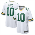 BIPIHUC GB.Packers #10 Jordan Love Player White Replica Game  Stitched Jerseys