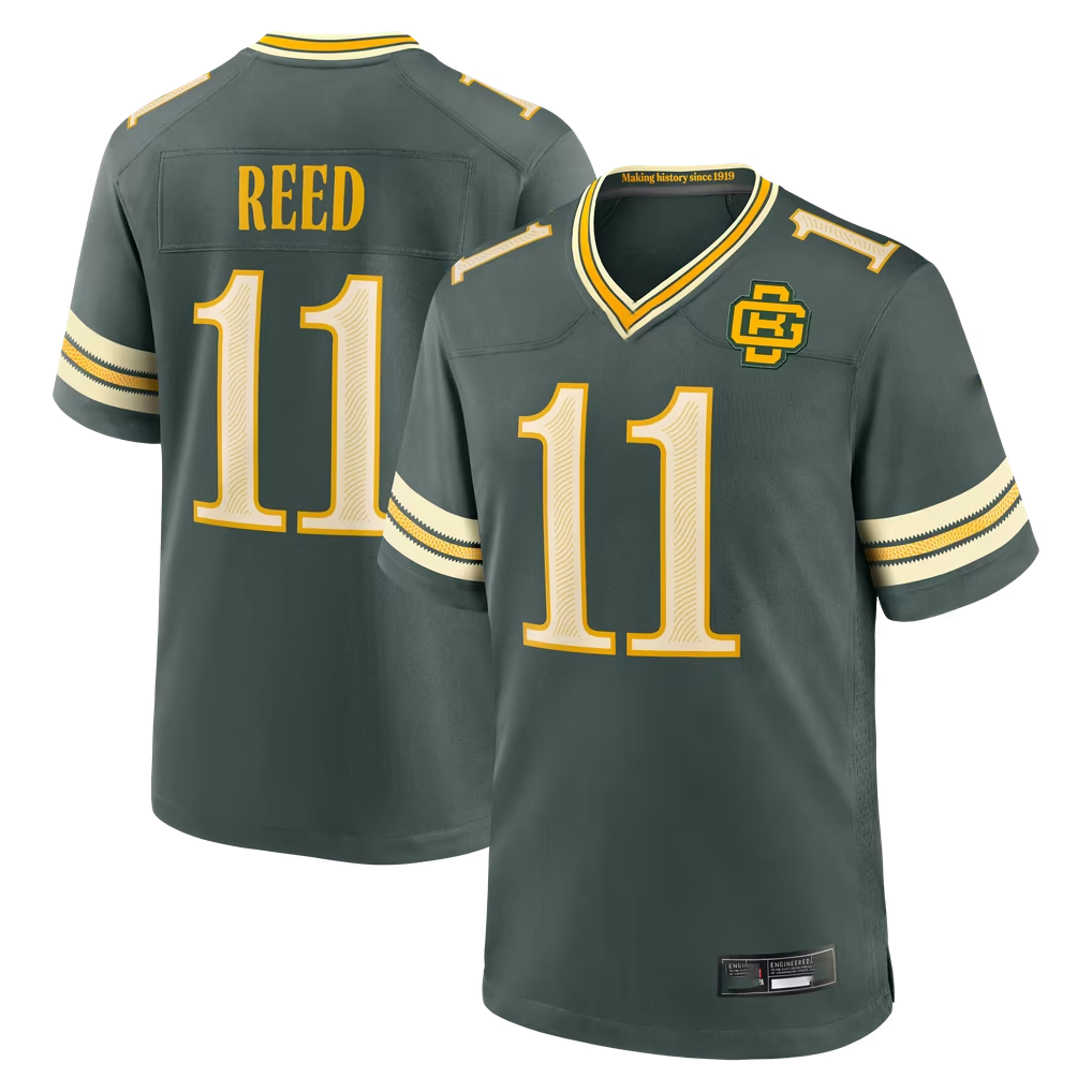 BIPIHUC GB.Packers #11 Jayden Reed Green  2026 Rivalries Collection Game Stitched Jerseys