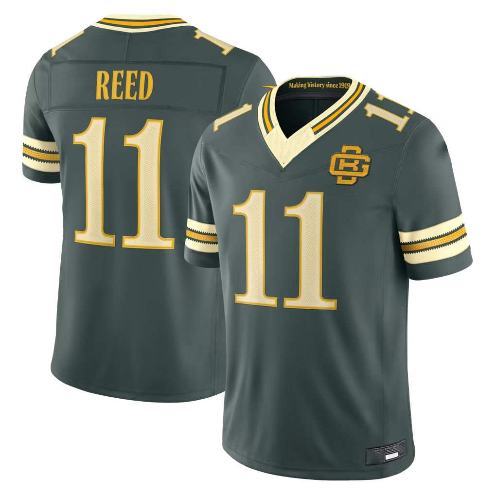 BIPIHUC GB.Packers #11 Jayden Reed Green  2026 Rivalries Collection Limited Stitched Jerseys