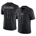 BIPIHUC GB.Packers #1 Micah Parsons Player Black Reflective Limited Home Game Stitched Jerseys