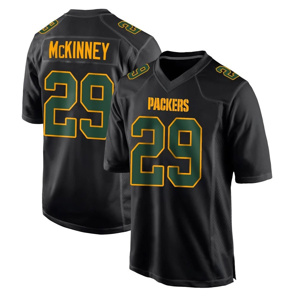 BIPIHUC GB.Packers #29 Xavier McKinney Player Black Fashion Home Game Stitched Jerseys