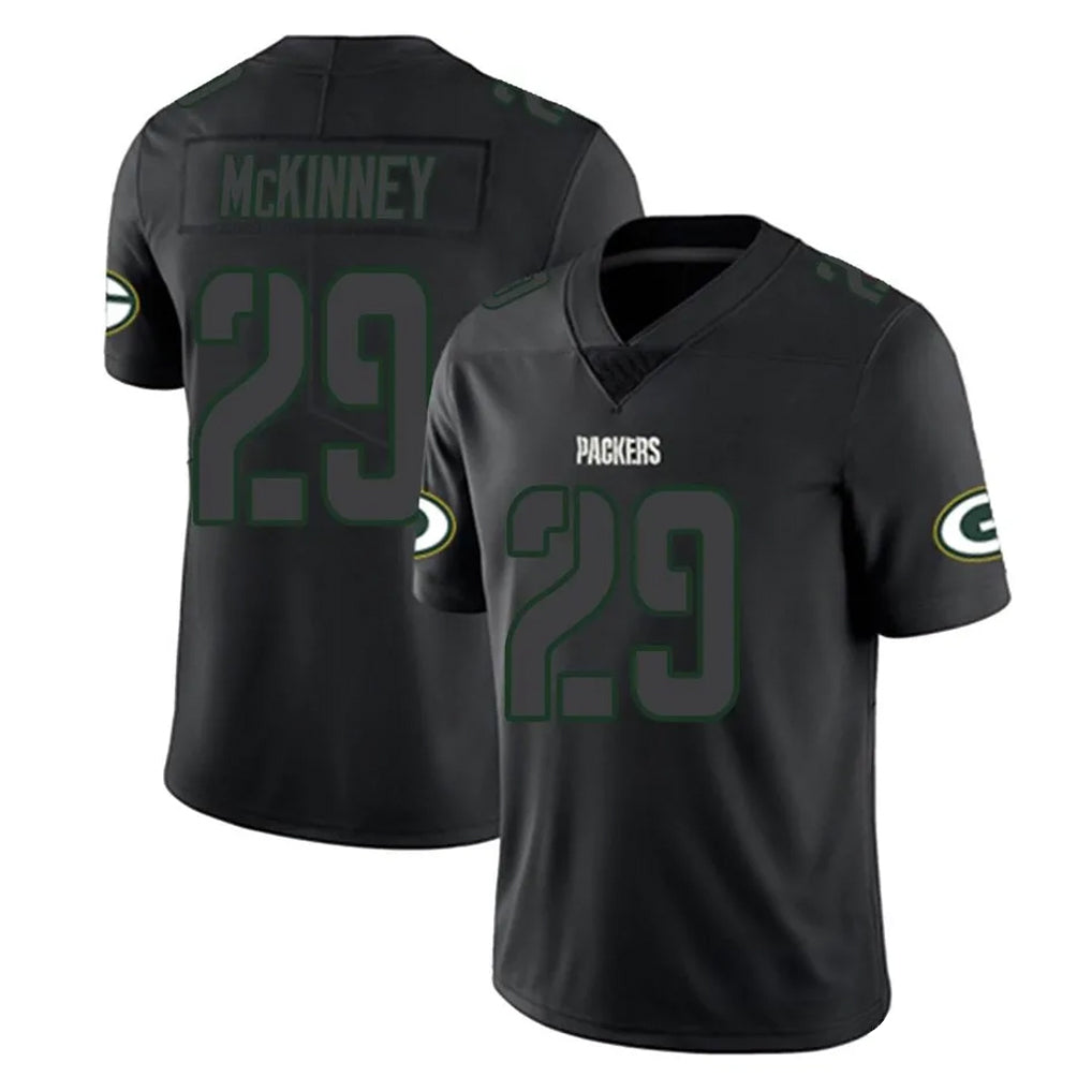 BIPIHUC GB.Packers #29 Xavier McKinney Player Black Impact Limited Home Game Stitched Jerseys