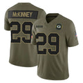 BIPIHUC GB.Packers #29 Xavier McKinney Player Olive 2025 Salute To Service Limited Home Game Stitched Jerseys