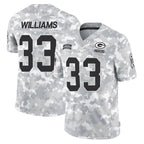 BIPIHUC GB.Packers #33 Evan Williams Player Arctic Camo Salute To Service Limited Stitched Jerseys