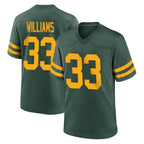 BIPIHUC GB.Packers #33 Evan Williams Player Green Alternate Home Game Stitched Jerseys