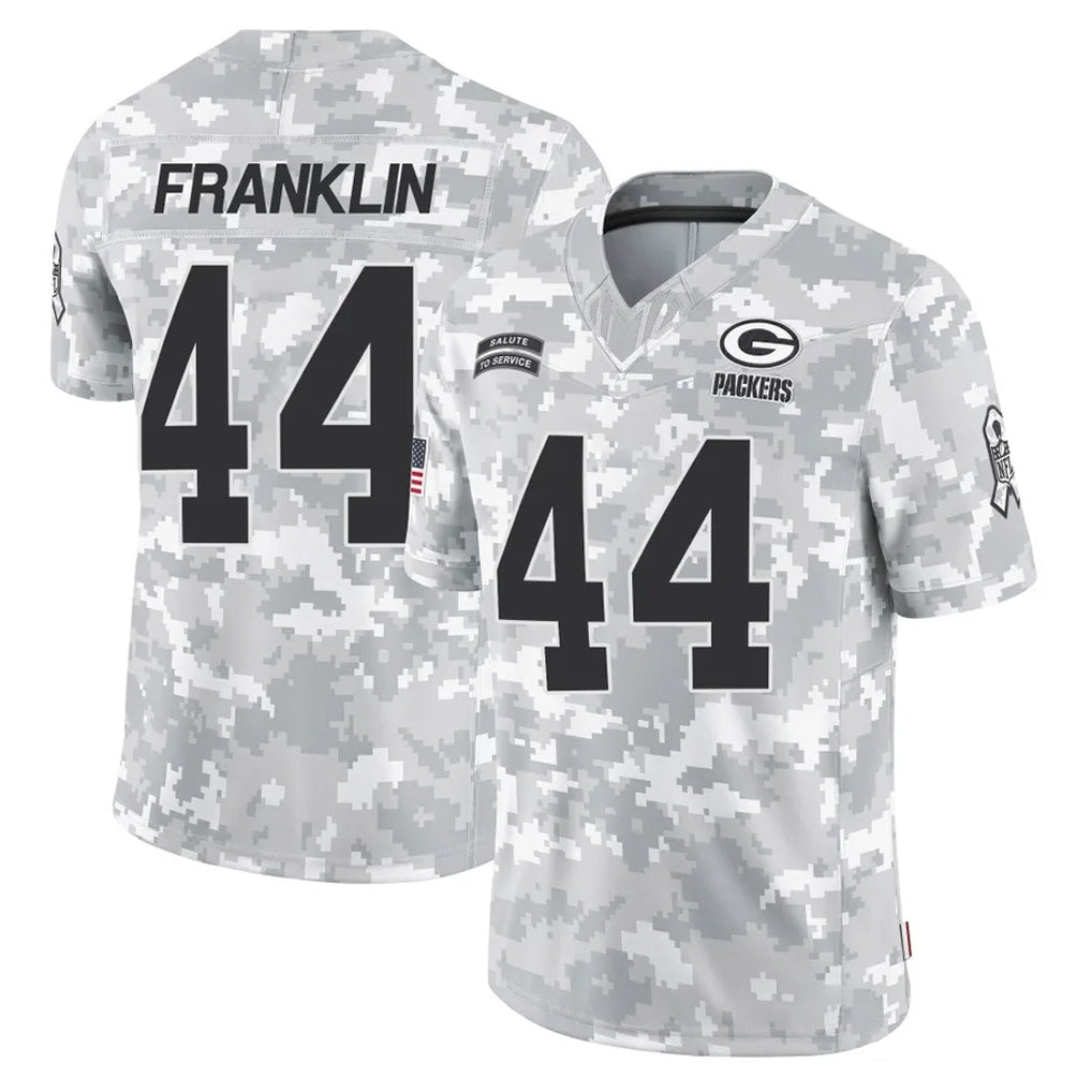 BIPIHUC GB.Packers #44 Zaire Franklin Player Arctic Camo Salute To Service Limited Stitched Jerseys