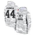 BIPIHUC GB.Packers #44 Zaire Franklin Player Arctic Camo Salute to Service Hoodies Limited Game Stitched Jerseys
