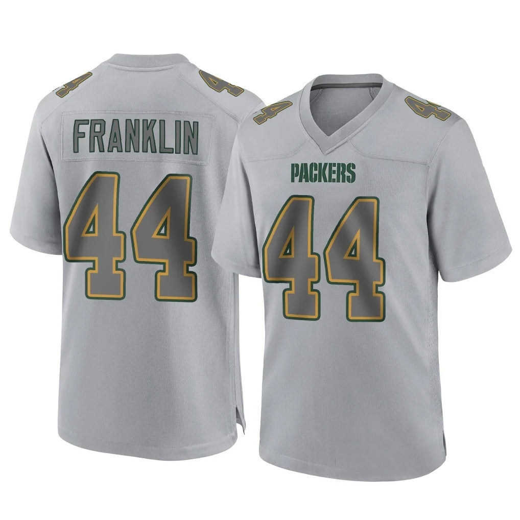 BIPIHUC GB.Packers #44 Zaire Franklin Player Gray Atmosphere Fashion Home Game Stitched Jerseys