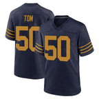 BIPIHUC GB.Packers #50 Zach Tom Player Navy The 1923 Classic Home Game Stitched Jerseys
