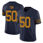 BIPIHUC GB.Packers #50 Zach Tom Player Navy The 1923 Classic Vapor F.U.S.E. Home Game Stitched Jerseys
