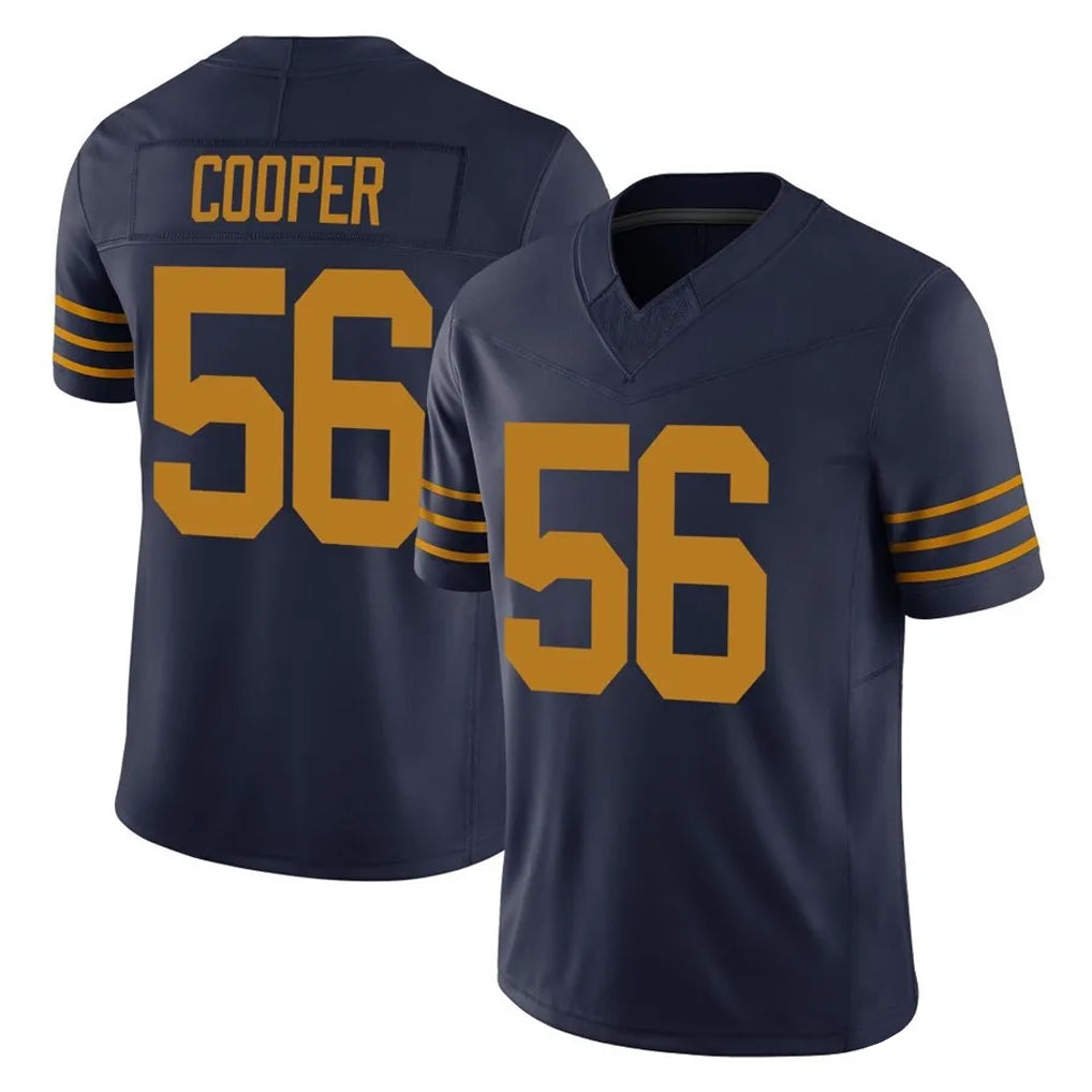 BIPIHUC GB.Packers #56 Edgerrin Cooper Player Navy The 1923 Classic Vapor F.U.S.E. Home Game Stitched Jerseys