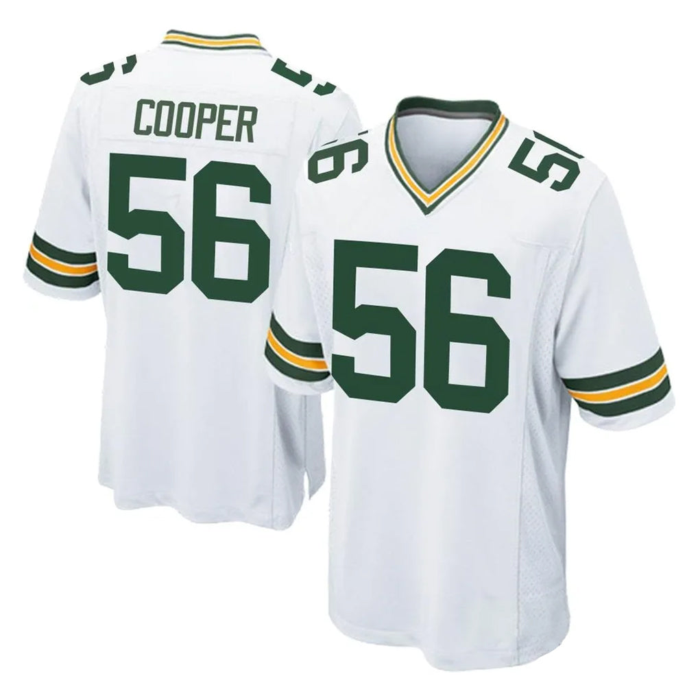 BIPIHUC GB.Packers #56 Edgerrin Cooper Player White Home Game Stitched Jerseys