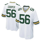 BIPIHUC GB.Packers #56 Edgerrin Cooper Player White Home Game Stitched Jerseys