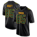 BIPIHUC GB.Packers #85 Tucker Kraft Player Black Fashion Game Stitched Jerseys