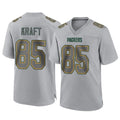 BIPIHUC GB.Packers #85 Tucker Kraft Player Gray Atmosphere Fashion Home Game Stitched Jerseys