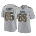 BIPIHUC GB.Packers #85 Tucker Kraft Player Gray Atmosphere Fashion Home Game Stitched Jerseys