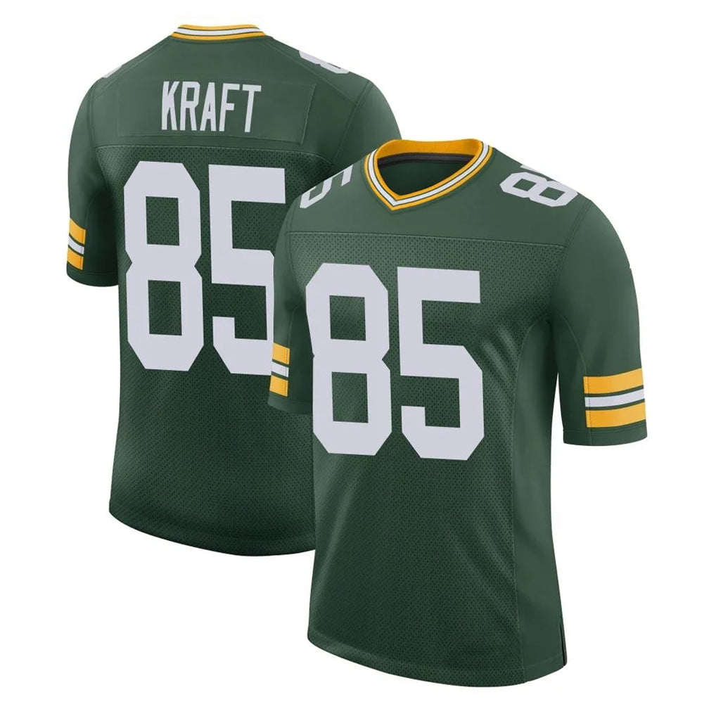 BIPIHUC GB.Packers #85 Tucker Kraft Player Green Limited Classic Home Game Stitched Jerseys
