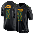 BIPIHUC GB.Packers #8 Josh Jacobs Player Black Fashion Game Stitched Jerseys