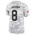 BIPIHUC GB.Packers #8 Josh Jacobs Player Limited Arctic Camo Salute to Service Stitched Jerseys
