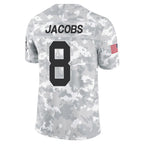 BIPIHUC GB.Packers #8 Josh Jacobs Player Limited Arctic Camo Salute to Service Stitched Jerseys