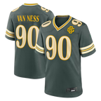 BIPIHUC GB.Packers #90 Lukas Van Ness Green 2026 Rivalries Collection Game Stitched Jerseys
