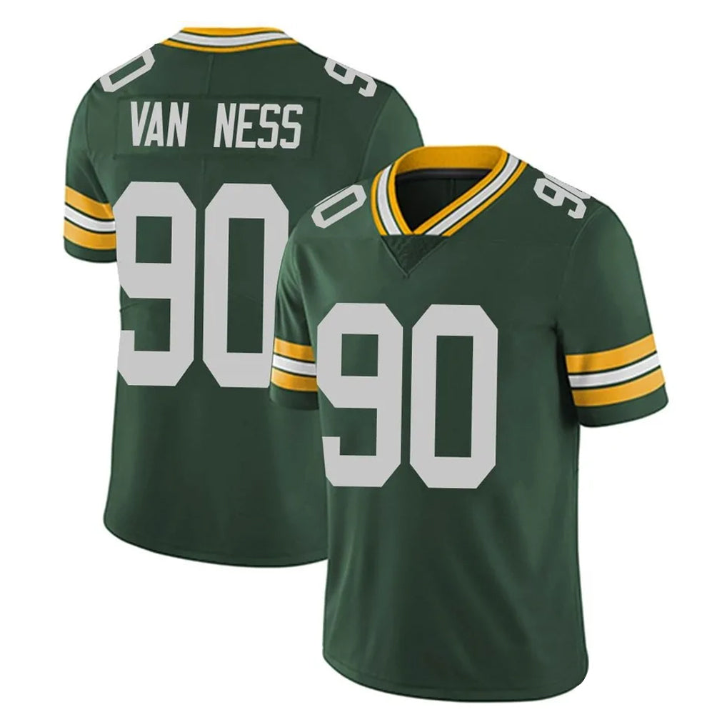 BIPIHUC GB.Packers #90 Lukas Van Ness Player Green Vapor Untouchable Limited Home Game Stitched Jerseys