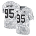BIPIHUC GB.Packers #95 Devonte Wyatt Player Arctic Camo Salute To Service Limited Stitched Jerseys