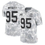 BIPIHUC GB.Packers #95 Devonte Wyatt Player Arctic Camo Salute To Service Limited Stitched Jerseys