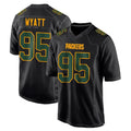 BIPIHUC GB.Packers #95 Devonte Wyatt Player Black Fashion Home Game Stitched Jerseys