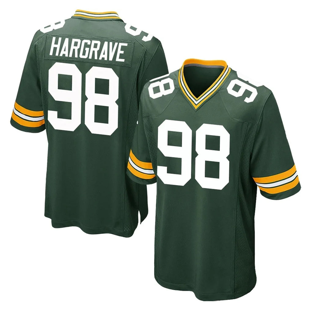 BIPIHUC GB.Packers #98 Javon Hargrave Player Green Home Game Stitched Jerseys