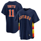 BIPIHUC H.Astros #11 Cam Smith Player Navy Home Game Stitched Jerseys