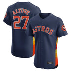 BIPIHUC H.Astros #27 Jose Altuve Player Navy Limited Elite Home Stitched Jerseys