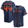 BIPIHUC H.Astros #44 Yordan Alvarez Player Navy City Connect Home Game Stitched Jerseys