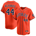 BIPIHUC H.Astros #44 Yordan Alvarez Player Orange Home Limited Stitched Jerseys