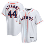 BIPIHUC H.Astros #44 Yordan Alvarez Player White Home Game Stitched Jerseys
